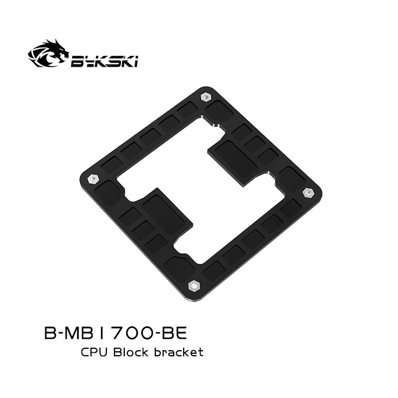 Bykski Carte Mère Backplate pour Intel LGA 1700 CPU nuits B-MB1700-BE