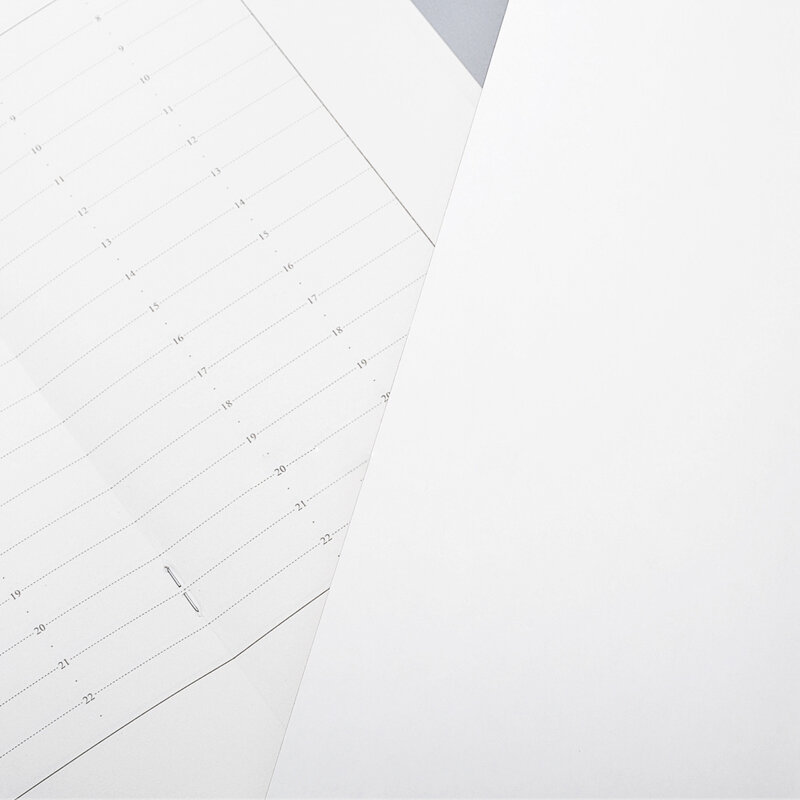 Fromthenon-Notebook Filler Papers para viajantes Midori, em branco, Gird, mês, semana, plano, retro, núcleo de recarga, papelaria vintage