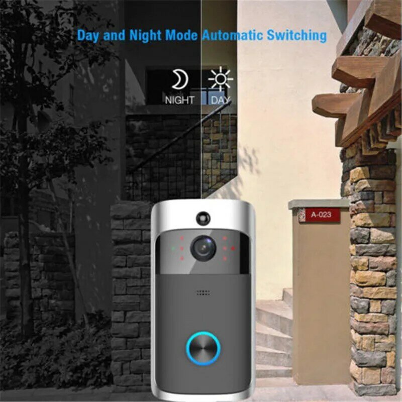 Alarm CCTV Sicherheit Nest Smart 1080p Wifi Ring App Türklingel Kamera mit Monitor drahtlose Türklingel wasserdicht