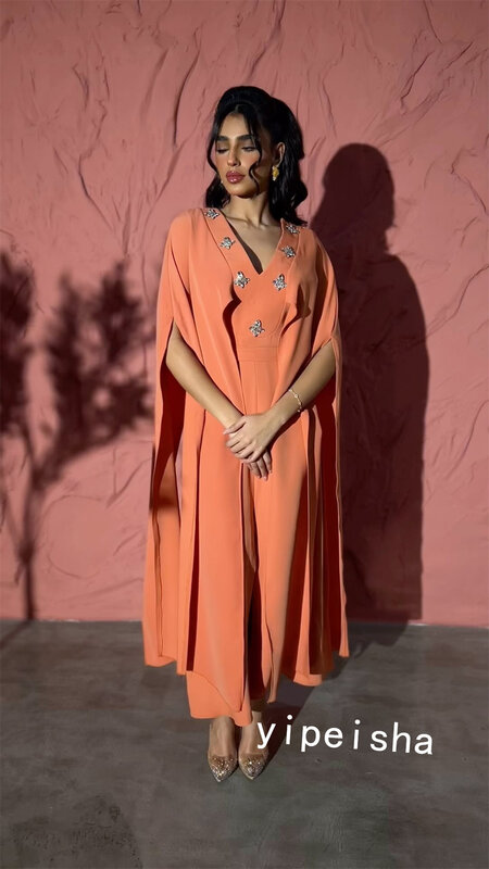 Suknia balowa koszulka balowa Arabii Saudyjskiej z cekinami imprezowa, koktajlowa dekoltem w kształcie litery A z dekoltem w serek na zamówienie