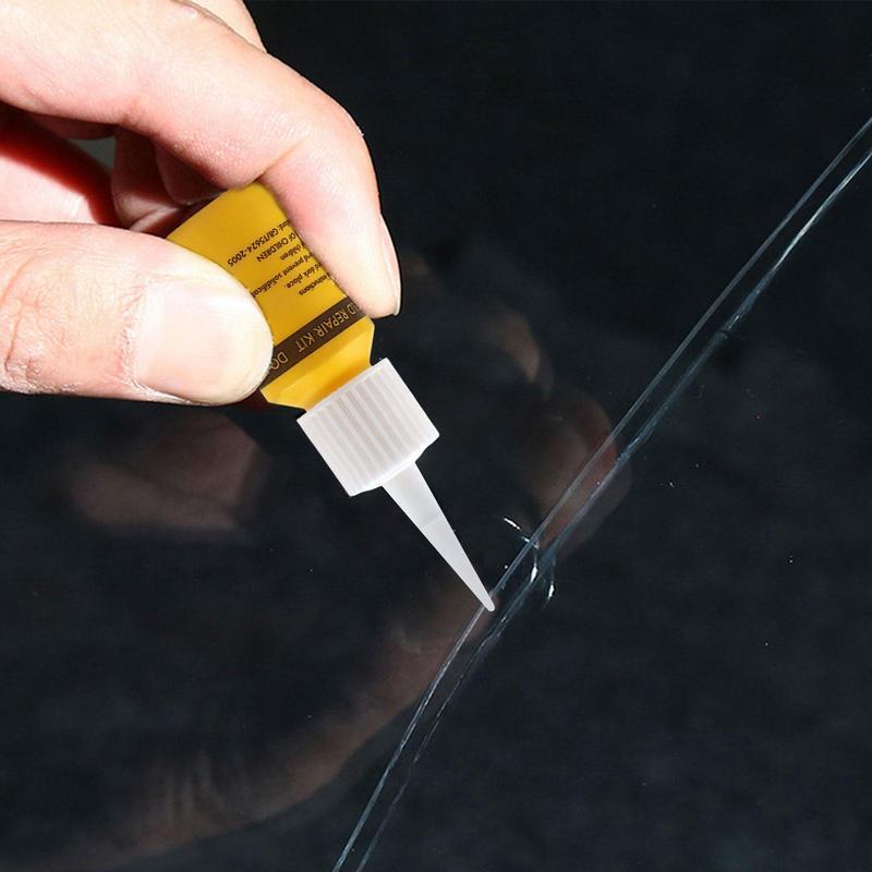 2pcs/set Car Windshield Repair Liquid Vehicles Scratch Auto Window Glass Repair Liquid Auto Crack Durable Resin Restore