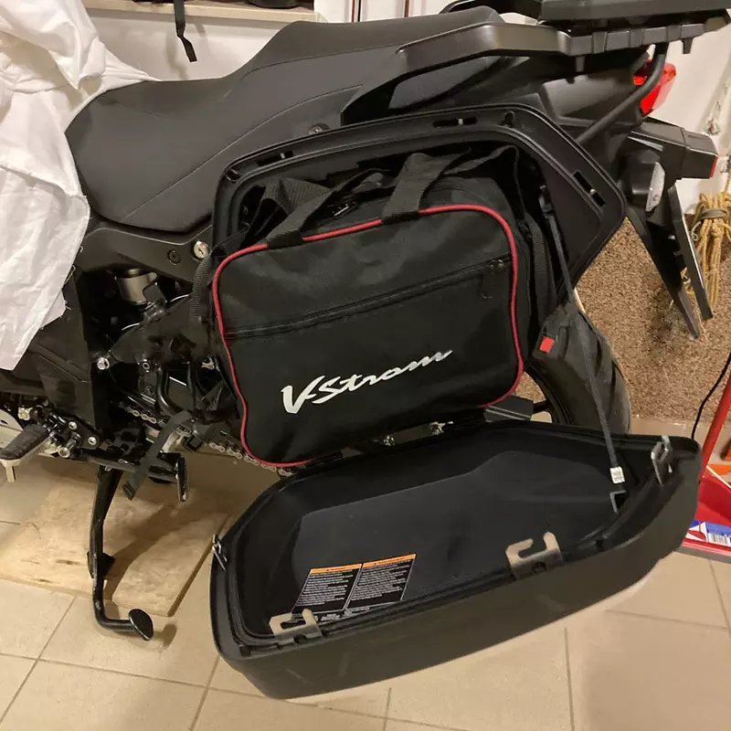 Saco de bagagem do armazenamento da motocicleta, sacos internos do tronco para Suzuki Vstrom 1000 DL1000A ABS 2019 V-Strom DL 1000 A VSTROM1000