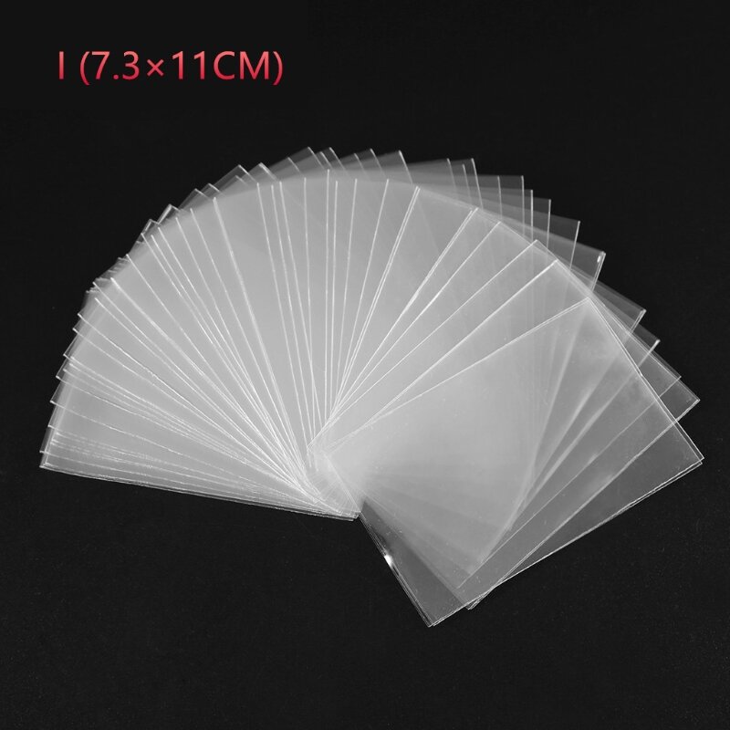 100Pcs Protective Sleeve Card Protectors Transparent Cards Collection Holders Tarot Card Sleeve PVC Trading Card Sleeves NEW