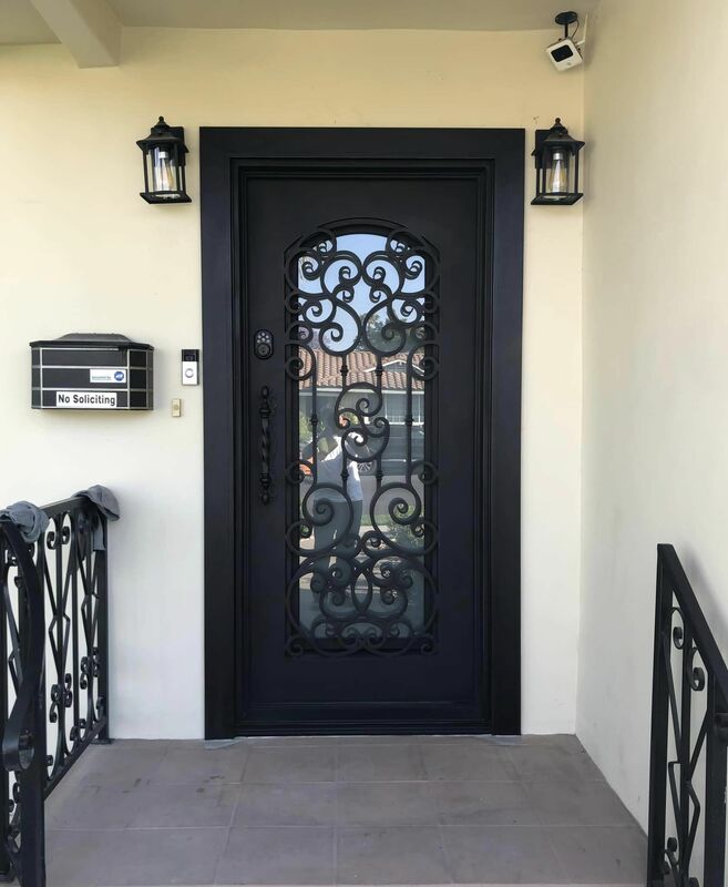 Golden Supplier  Iron Grill Door Designs  Double Door Iron Gates  Simple Iron Door Design