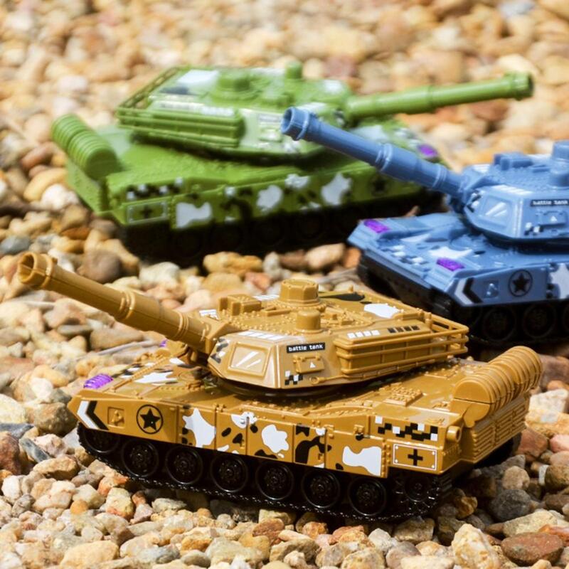 Brinquedo de inércia do tanque menor detalhes fadeless puxar para trás tanque inércia brinquedos do veículo tanque interativo brinquedos brinquedo de inércia do tanque