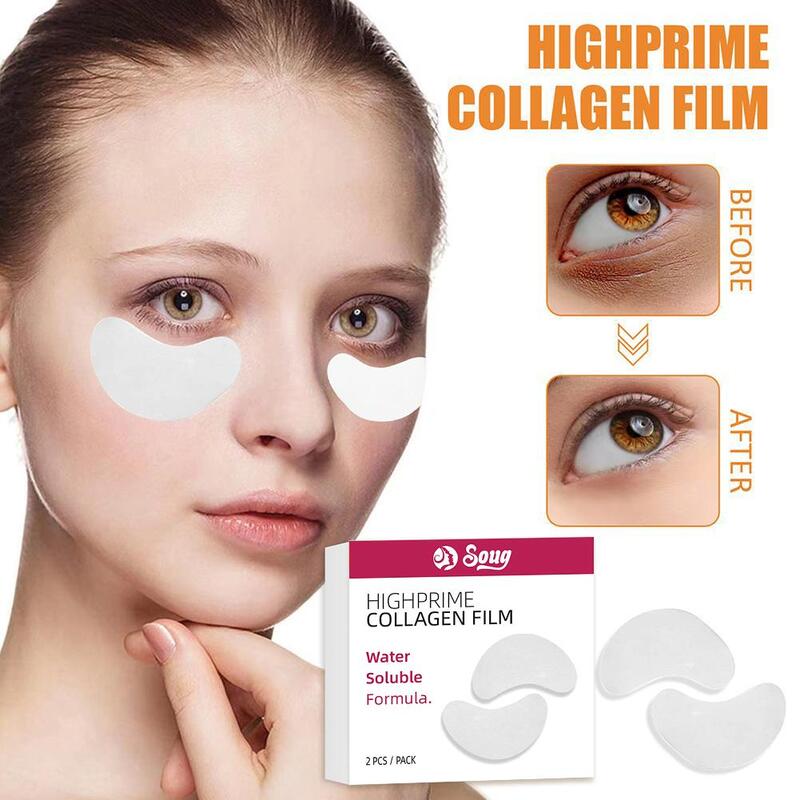 Collagen Soluble Film Anti Aging Remove Dark Circles Wrinkles Fade Skin Firming Care Lift Moisturizing Eye Eye E7a4