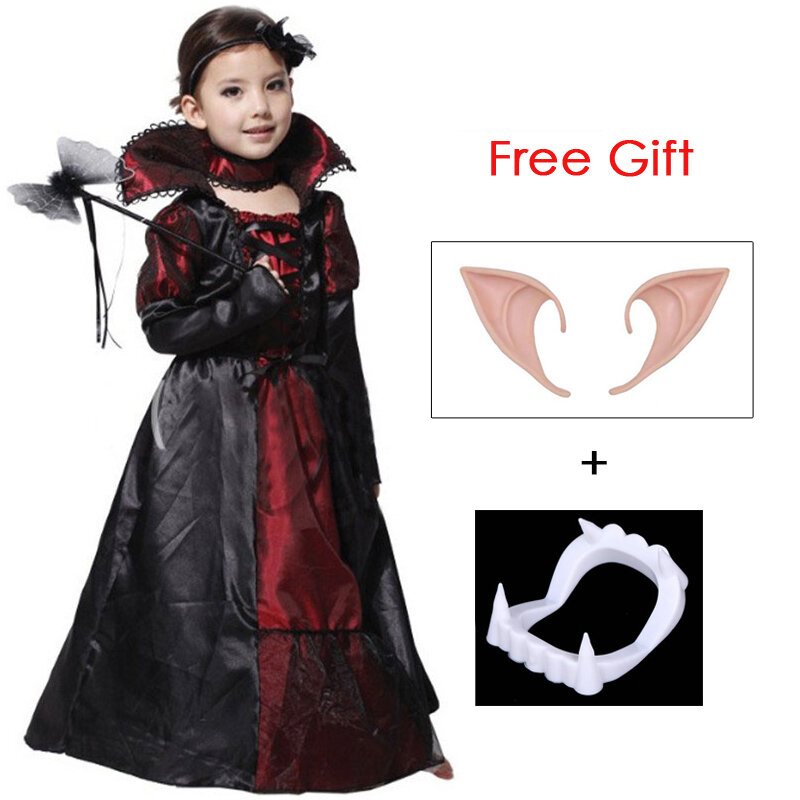 Umorden-Dracula Vampire Cosplay Costume para Crianças, Vampira para Meninos, Meninas, Purim, Dia das Bruxas, Festa, Fantasia, Conde