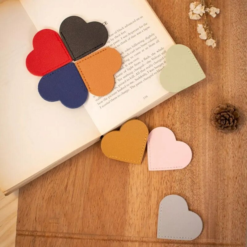 Vintage Corner Page Marker Cute Multicolor Handmade Book Page Marker Book Decorative Durable Leather Bookmark Readers