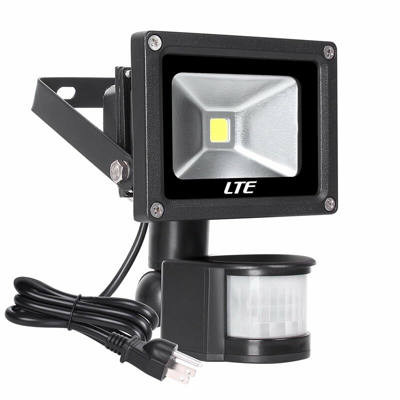 Reflector LED para exteriores, Sensor de movimiento, AC85-250V, infrarrojo, PIR, 180 grados, interruptor de luz de pared