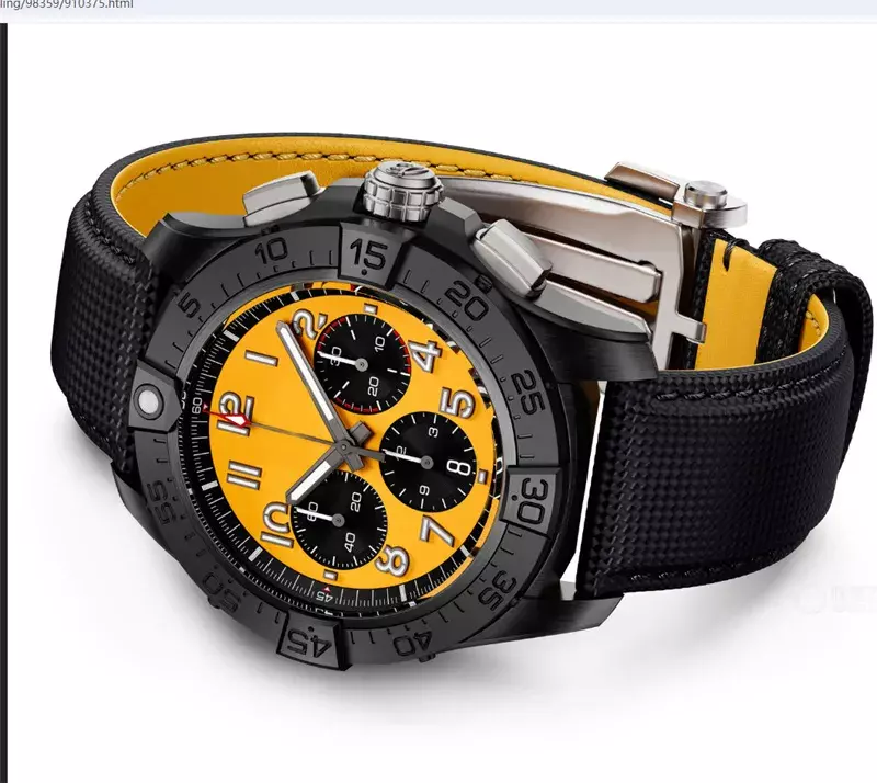 นาฬิกาควอทซ์ทนทานสำหรับผู้ชาย, 2024นาฬิกาควอทซ์รุ่นโปรโครโนกราฟขนาด44มม. มีหลายสี