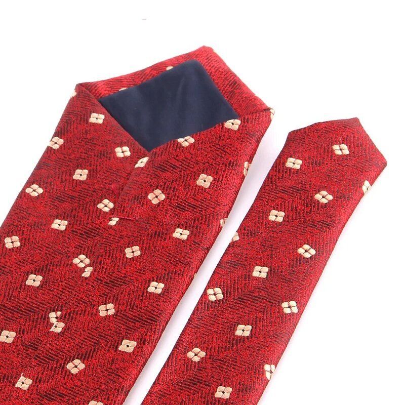 Jacquard Floral Ties Casual Skinny Necktie For Party Boys Girls Striped Neck Tie Wedding Necktie For Groom Neck Wear For Men