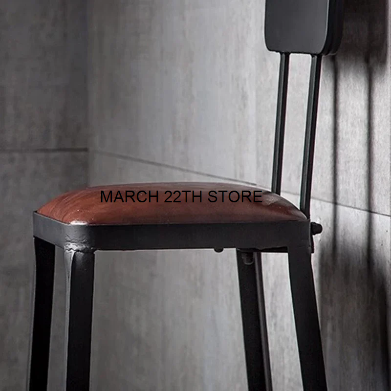 Nowoczesne skandynawskie krzesła barowe biuro minimalistyczne odkryty wysokie krzesło do jadalni luksusowy projektant Taburetes De Bar meble domowe WXH15XP