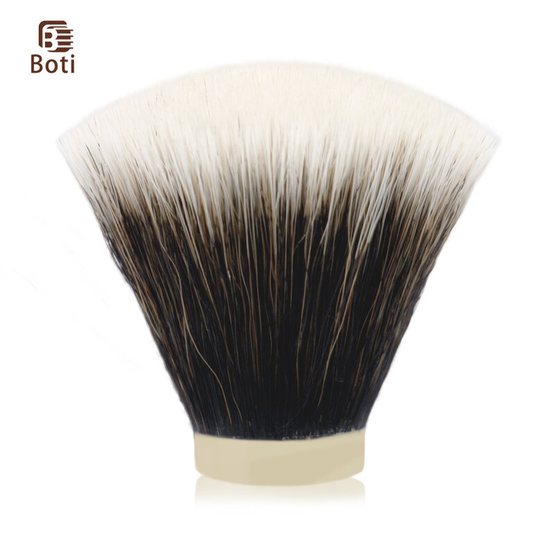 Boti Brush 2022 New Tuxedo Ceiling Thick Hair 5th Fan Shape Synthetic Knot Men's Beard Styling and Foam with Wet Shave
