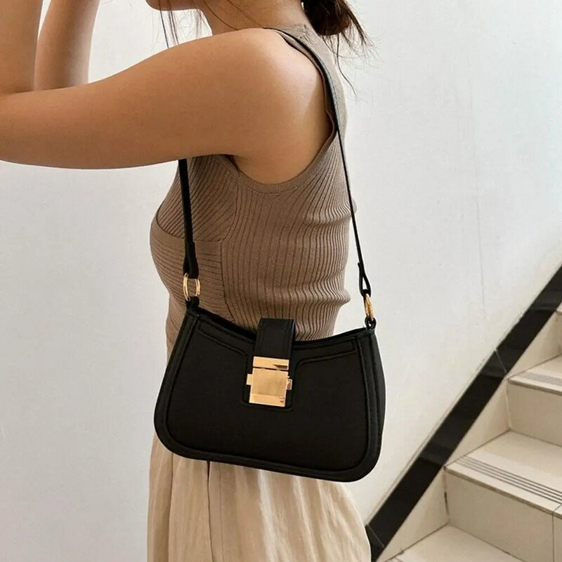 Модные простые сумки-тоуты для женщин, новая трендовая винтажная сумка, Лидер продаж, женские маленькие сумочки под подмышку, повседневные Мини-сумки на плечо N4N8