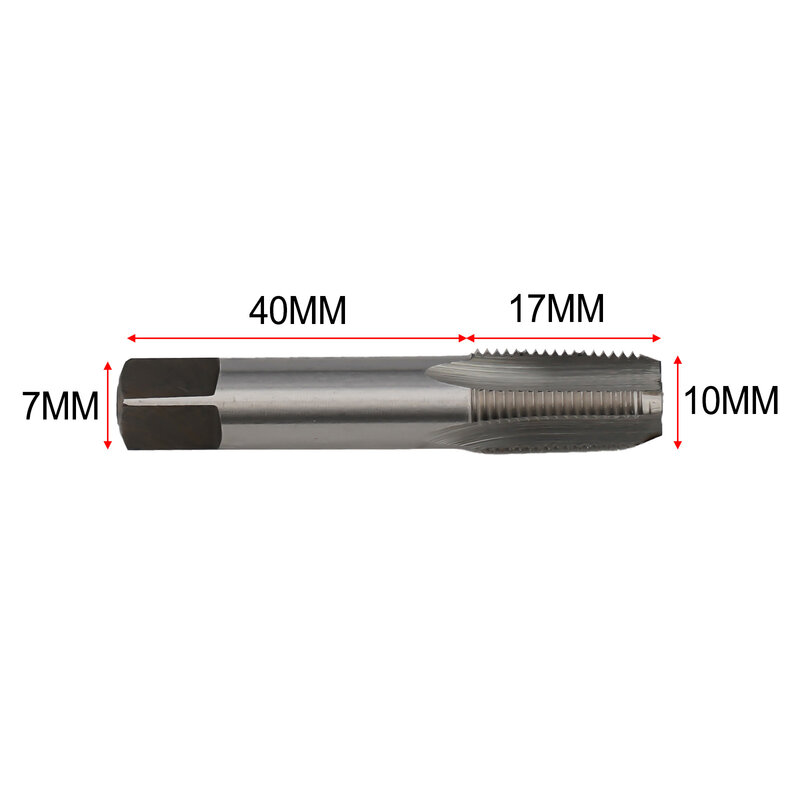 Rubinetto per tubo conico rubinetto per filettatura conica 1 pz HSS acciaio ad alta velocità NPT1 strumento di riparazione del tubo rubinetto multifunzione Standard