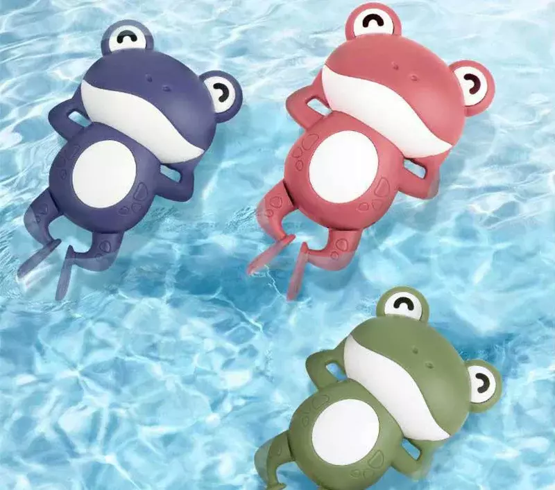 Wanienka Windup mechaniczna pływacka żaba zabawka dla dzieci prezent