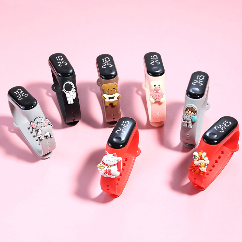 Xiaomi-pulsera de muñeca para niños, reloj electrónico LED, resistente al agua, regalo de cumpleaños, Disney Frozen Aisha Princess, 3/4