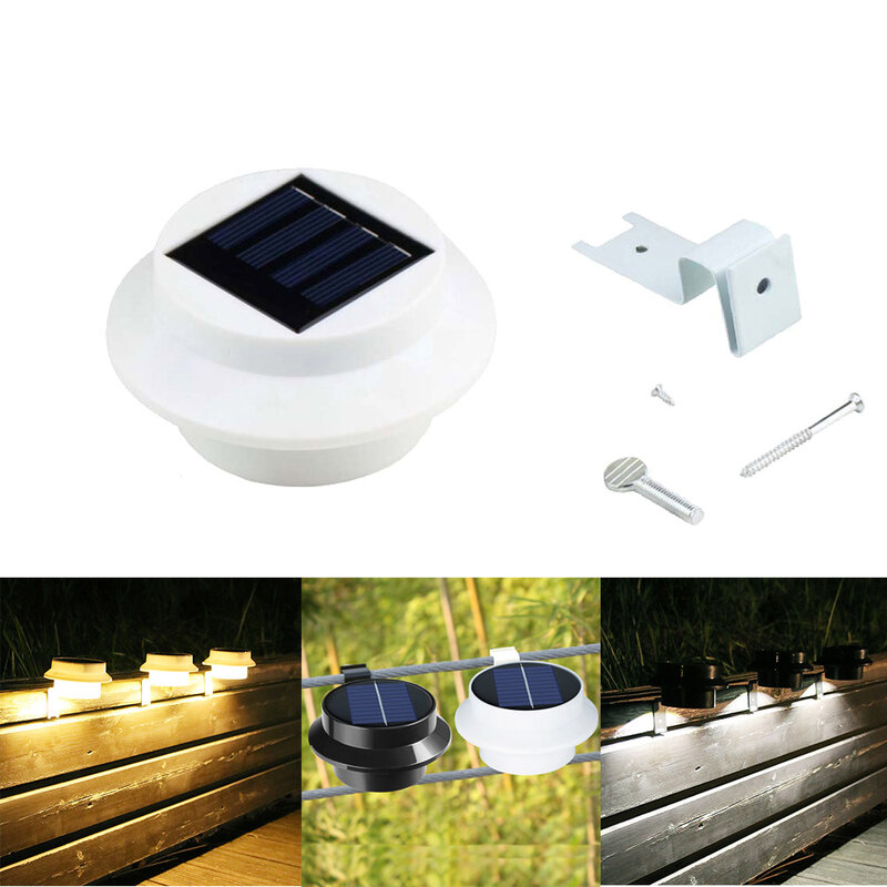 태양열 야간 조명 복도 벽 램프, 안뜰 야외 울타리, LED 처마 거리 정원 잔디 집, 야외 LED 홈 장식