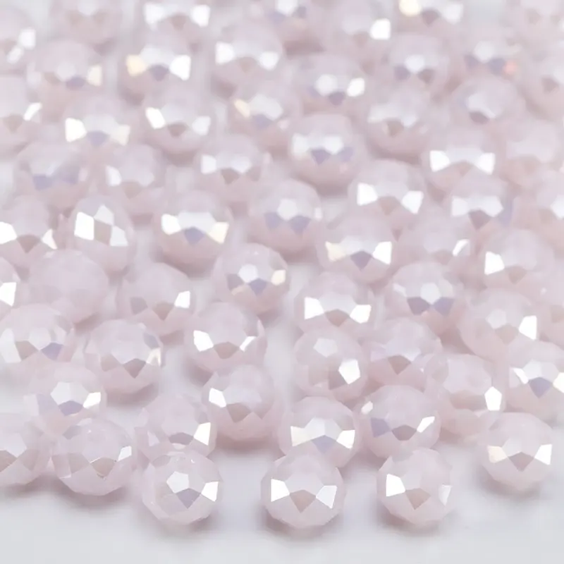 4 6 8 MM Österreichischen Runde Rondelle Kristall Perlen Für DIY Armband Schmuck, Der Supples Zubehör Rad Faceted Glas Perlen