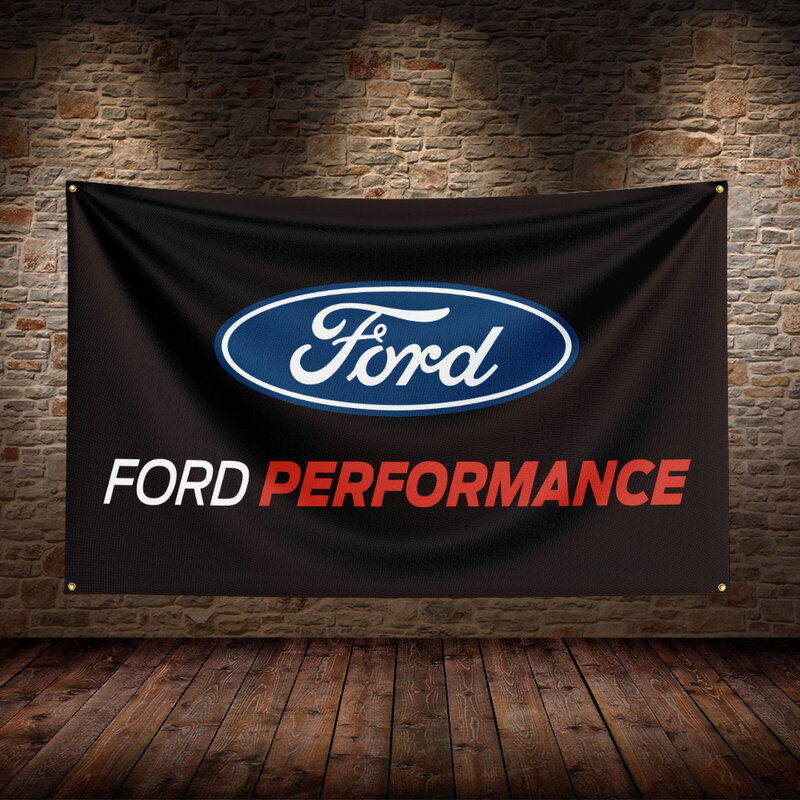 3x5 Ft Fords Car Decor Flag bandiere per auto stampate in poliestere per la decorazione del Garage della stanza