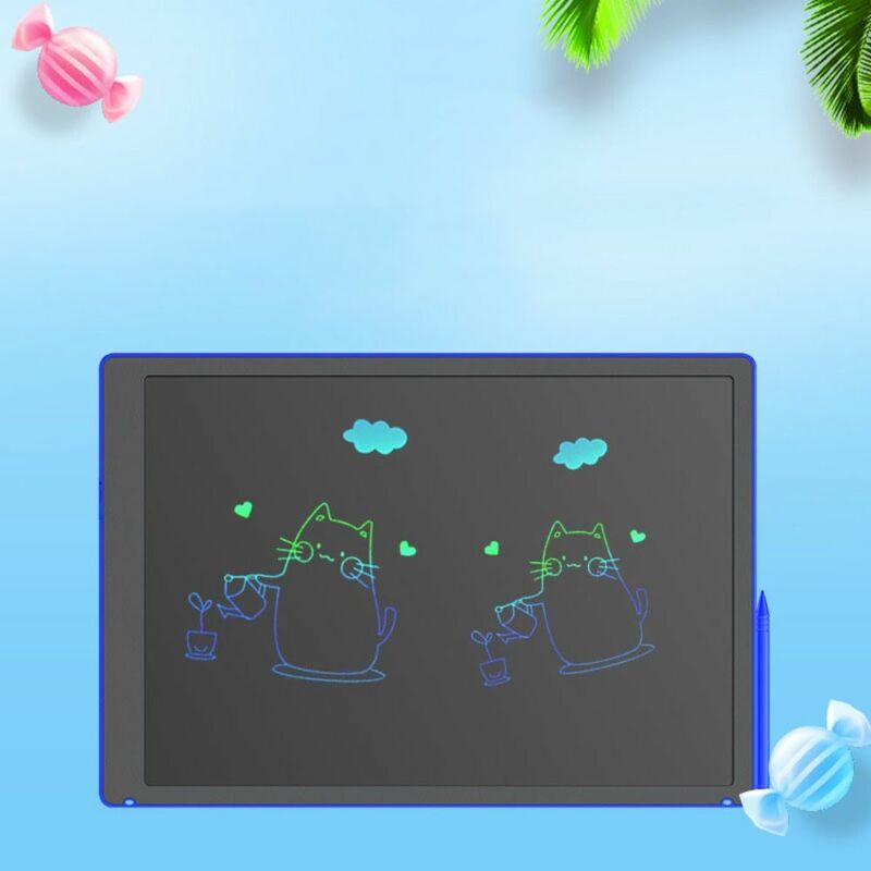 Papan pesan Digital 3 warna, mainan Puzzle papan tulis papan catatan portabel dapat dihapus