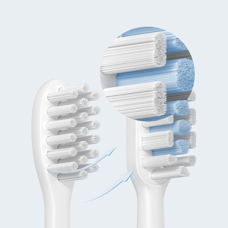 XIAOMI MIJIA T301/T302 Sonic Smart testine per spazzolino elettrico testina di ricambio per spazzolino da denti per ugelli per spazzolino T301 T302