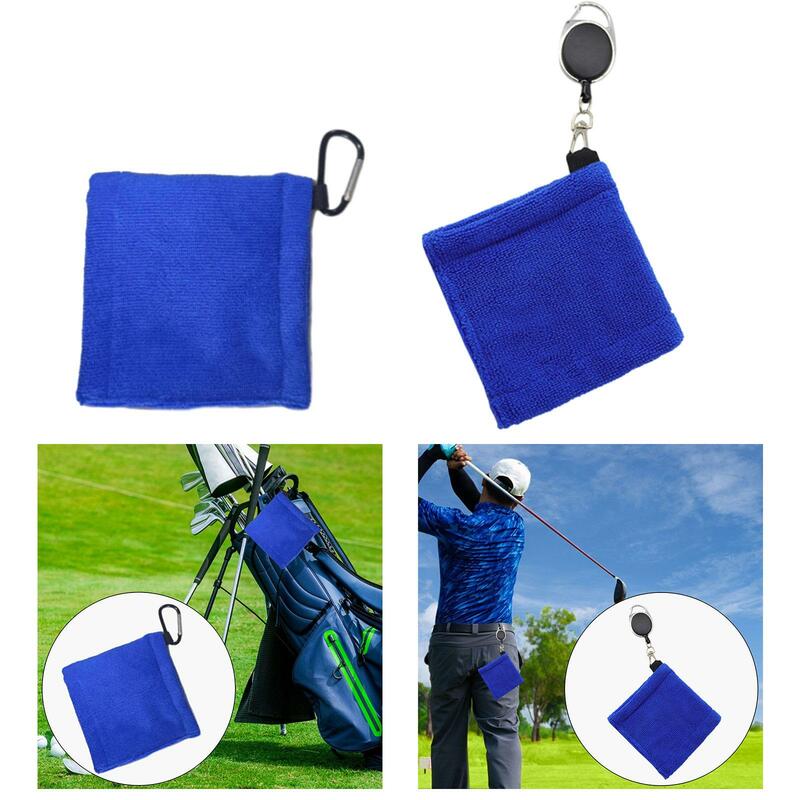 Ręczniki golfowe z klipsem z mikrofibry piłka golfowa ręcznik dla fana golfa chłopaka taty