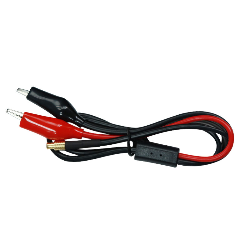 Cable de carga de clip de cocodrilo doble de giro 5521 hembra de CC, cable de clip rojo y negro, cable de alimentación de clip doble de giro de CC, venta al por mayor