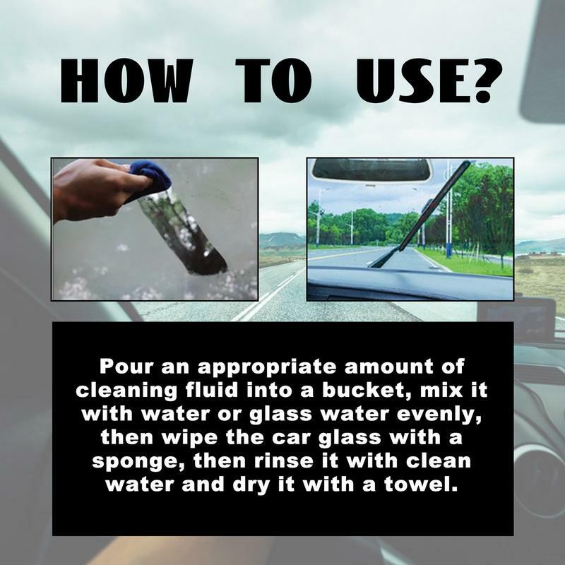 Car Glass Oil Film Cleaner Auto Glass Oil Film Remover Auto Glass Oil Film Remover 150ml For Easily Restore Glass Clarity