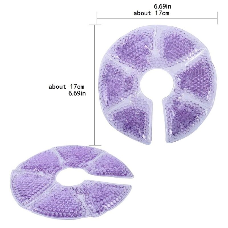 Breast Therapy Pads Hot Cold Breastfeeding Gel Pads Breastfeeding Essential and Postpartum Recovery Reusable Freezable