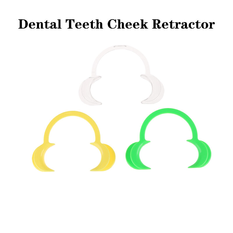 Dental C Shape Intraoral Cheek Lip Opener Teeth Whitening Cheek Retractor Orthodontic Teeth Mouth Opener
