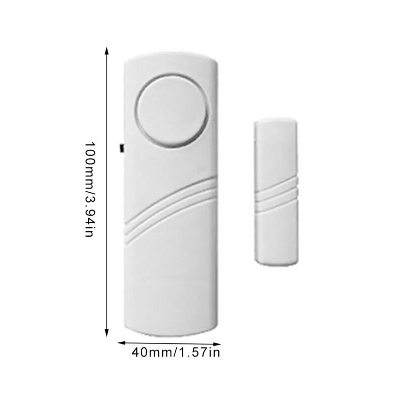Door and Window Security Alarm Wireless Time Delay Alarm Magnetic Triggered Door Open Chime for Home Security