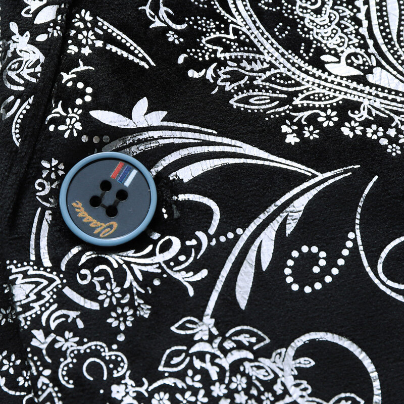 남성 캐주얼 부티크 비즈니스 브론징 디자인 이브닝 원피스 세트/남성 슬림핏 블레이저 재킷 코트, 2024 패션 신제품