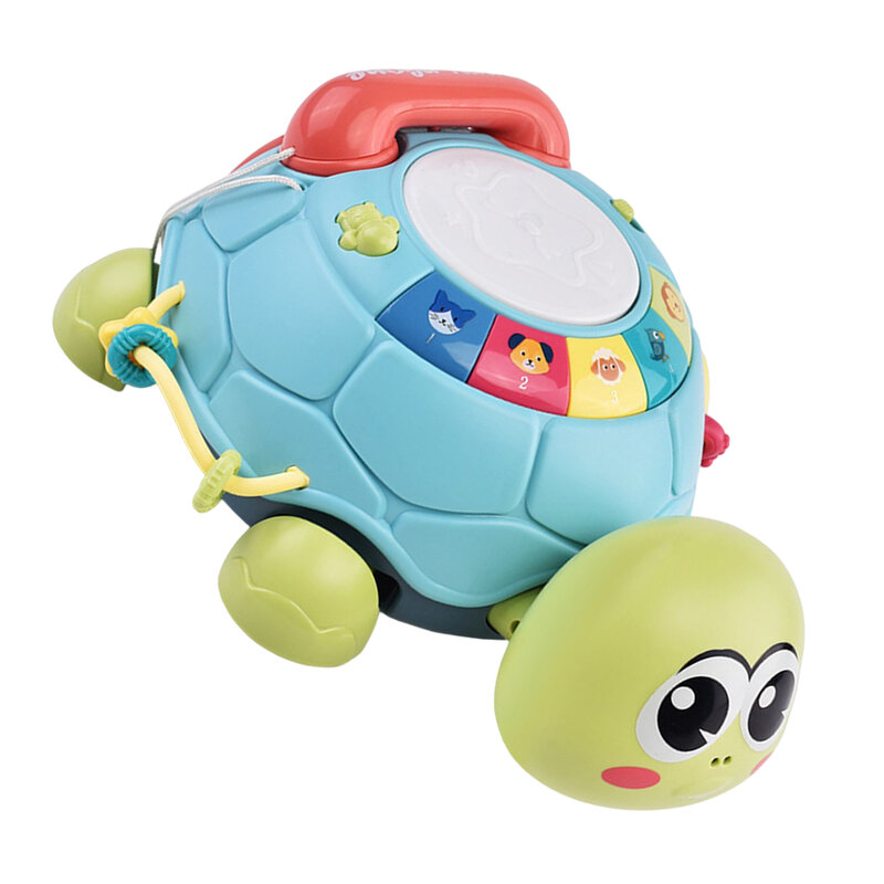 Baby musikalische Schildkröte Spielzeug leicht zu greifen und langlebiges Spielzeug Geschenk für Weihnachten Geburtstag Neujahr
