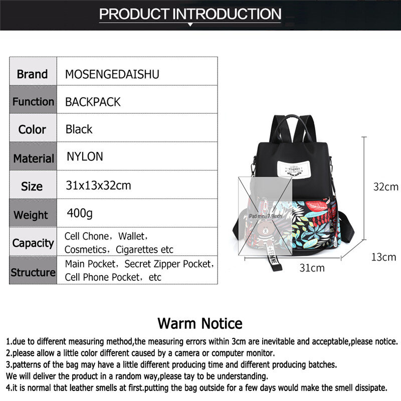 Mochila antirrobo de cuero de alta calidad para mujer, bolso de lujo con diseño de Color liso, novedad de 2023