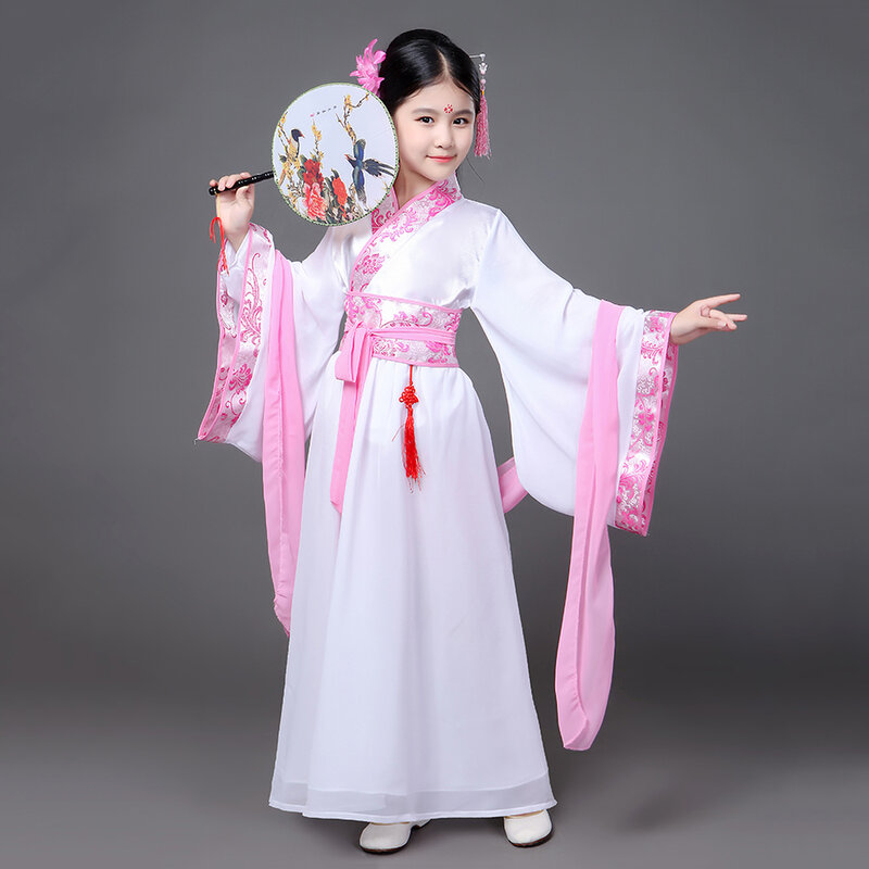 Chińskie dzieci nowy rok boże narodzenie księżniczka przebranie na karnawał na kostium karnawałowy lub halloweenowy dla dziewczynek
