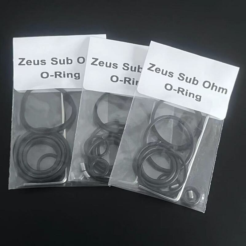 Juego de juntas tóricas de silicona de repuesto para ZEUS X ZEUS SUB OHM, anillo de goma de sellado para reparar accesorios de herramientas, 3/1 unidades