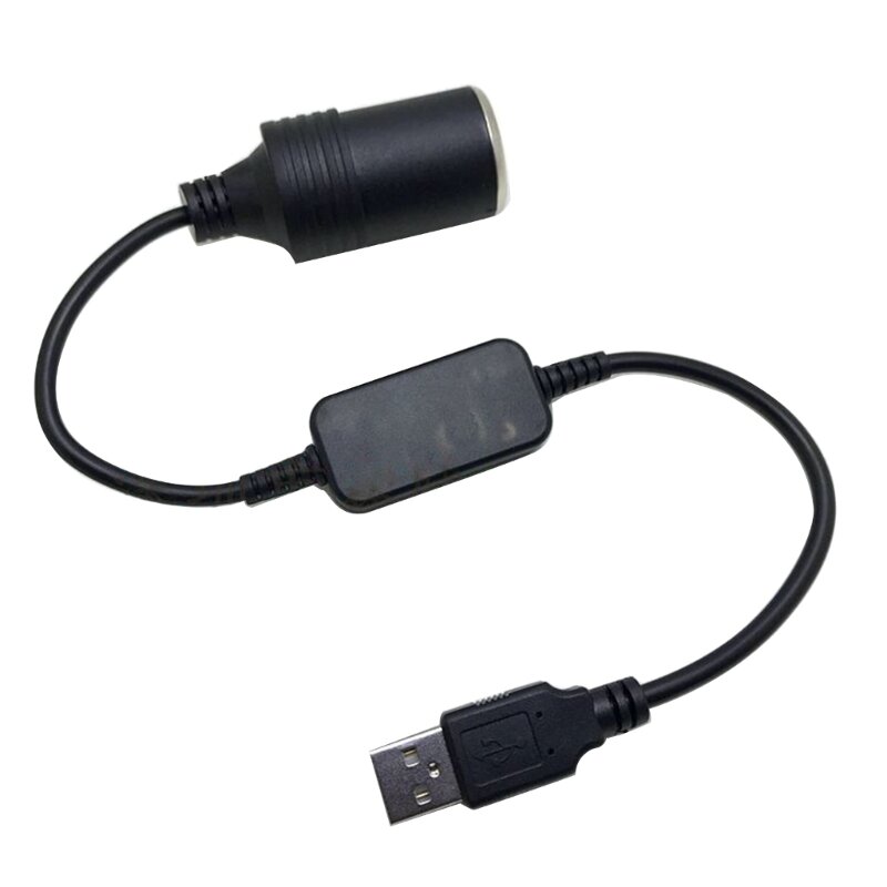 Cavo convertitore tensione 090E Convertitore porta ricarica USB Alimentazione da 5 V USB a 12 V