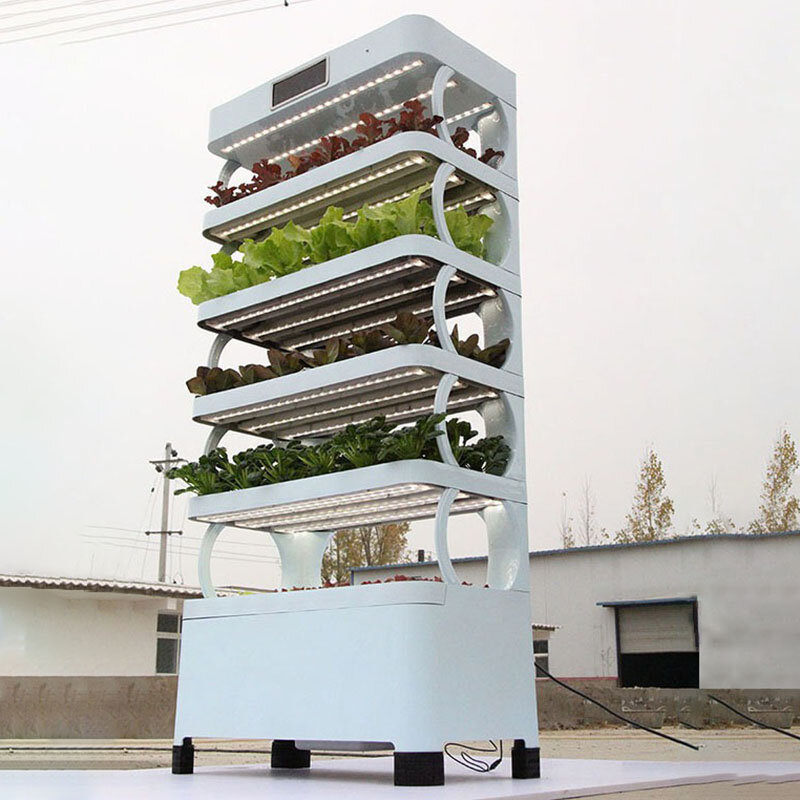 Hydrokultur-Anbaus ystem Gemüse pflanz maschine Bodenloser Anbau Intelligente vertikale Hydroponik-Turm-Gartengeräte