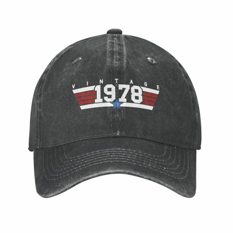 Classico cotone Vintage nato nel 1978 regalo di compleanno berretto da Baseball aviatore per uomo donna cappello da papà traspirante sport