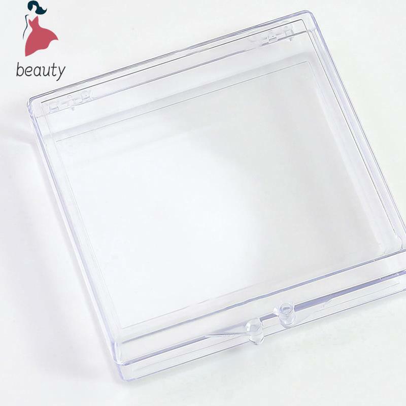 1pc exquisite transparente Kunststoff verpackung Box Nagel verbesserung Lagerung Schmuck Halskette Display Geschenk box