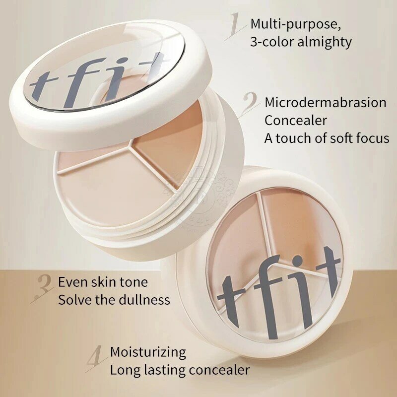 TFIT Concealer Palette Professional Makeup Face Eye Contour Face Spot Concealer Dark Circle Correcting Face Makeup for All Skin