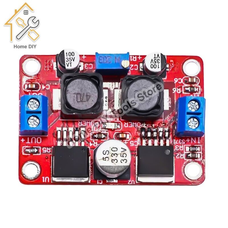 DC-DC Adjustable Step Up Down Boost Buck Module DC 1.25-26V CC CV Lithium Battery Step down Charging Board LM2577S LM2596S