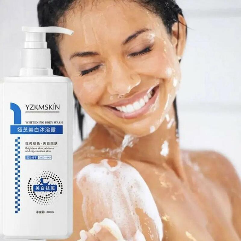 300ML Whitening Shower Bleaching Face Body Cream Vitamin Lotion Body Hydrating Skin Increase Body Whitening Radiance Moistu N2H2