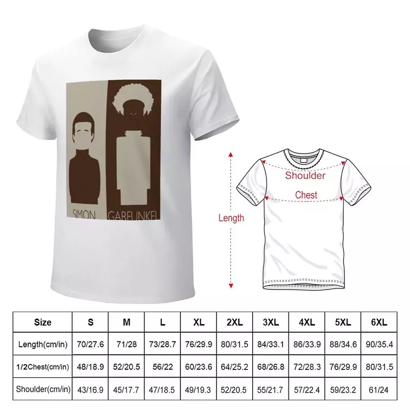 T-shirt Simon et Garfuncompetition pour hommes, imprimé animal, garçons, noirs
