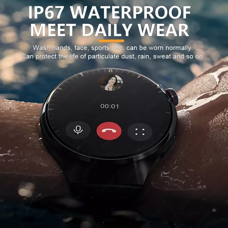 2024 baru untuk jam tangan pintar Huawei panggilan SIM 5G 1.5 "Smartwatch AMOLED pemosisian akurat pemantauan denyut jantung Unduh Aplikasi Android
