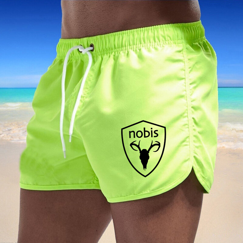 Pantalones cortos de playa de lujo para hombre, bañadores duraderos de secado rápido para vacaciones, gimnasio y Fitness, Verano