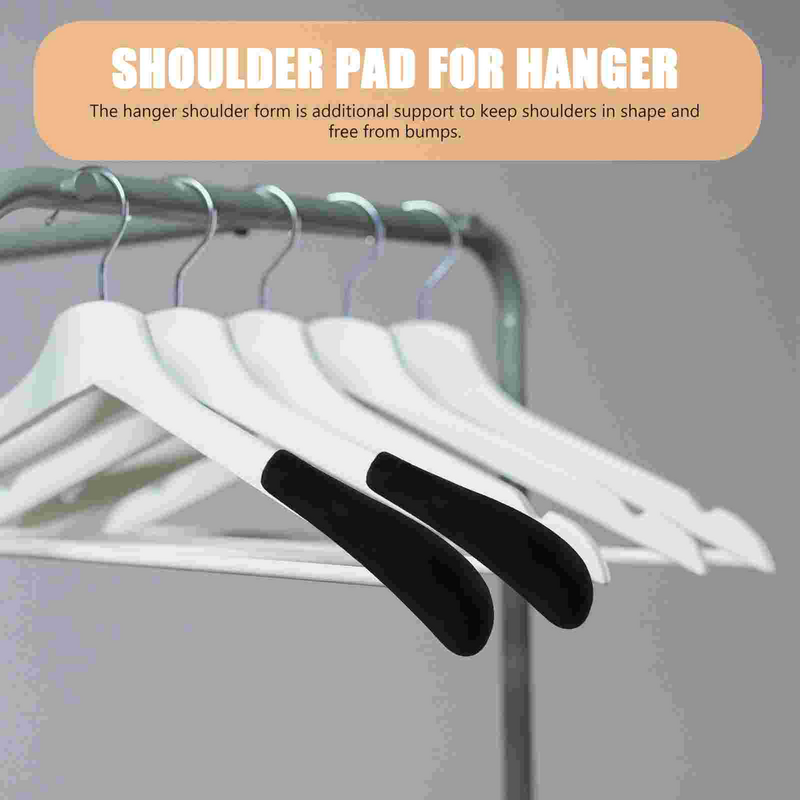 Velvet Velvet Hangers Shoulder Pad Hanger Shoulder Shaper Black Hanger Shoulder Protectors