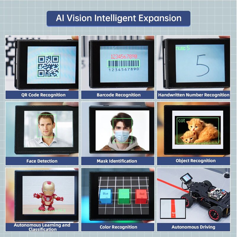 WonderMV Visão Módulo de Reconhecimento, Câmera Inteligente AI, Python Development Board, CanMV Sensor, Barato