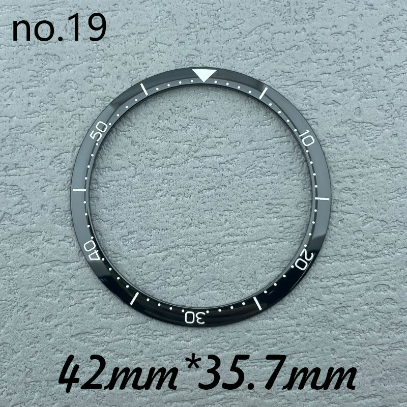 42mm*35.7mm Watch Bezel Ceramic Inserts Diver's Watch Replacement Parts Watch Accessories Watch Repair Parts